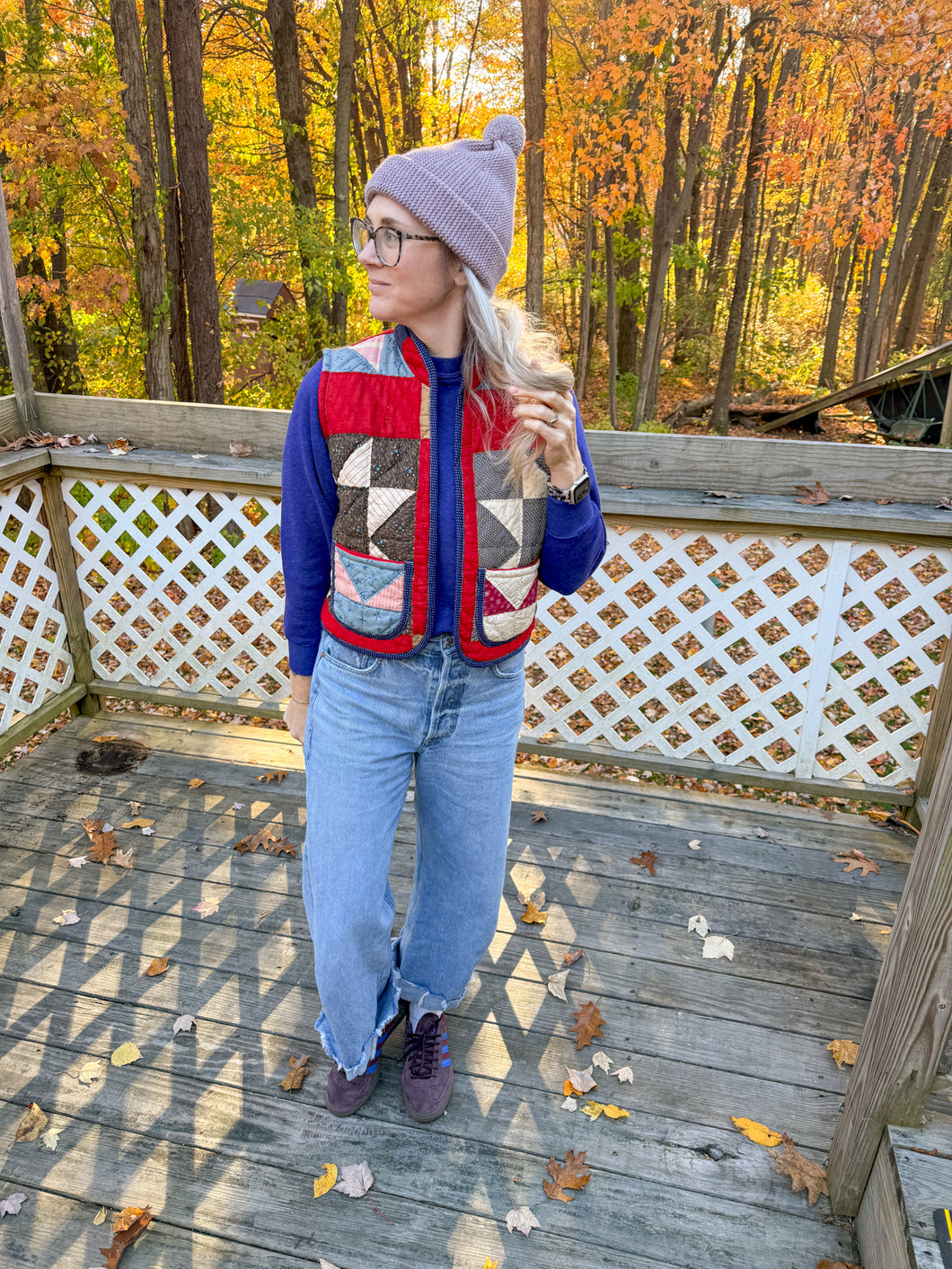 One-of-a-Kind: Aunt Eliza's Star Quilt Vest (XS/S)