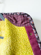 Load image into Gallery viewer, One-of-a-Kind: Celery Spade Floral Ukrainian Blanket Flora Jacket (S)
