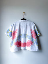 Load image into Gallery viewer, One-of-a-Kind: Vintage Hydrangea Tablecloth Shaftsbury Shirt (L)
