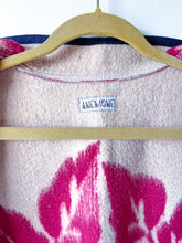 Load image into Gallery viewer, One-of-a-Kind: Ukrainian Fuchsia Berry Wool Blanket Vest (L/XL)
