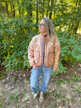 Load image into Gallery viewer, One-of-a-Kind: Orr Health Wool Blanket Flora Jacket (M)
