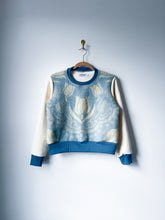 Load image into Gallery viewer, One-of-a-Kind: Vintage Orr Health Wool Blanket French Terry Pullover (L)
