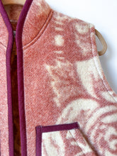 Load image into Gallery viewer, One-of-a-Kind: Vintage Golden Dawn Wool Blanket Vest #1 (XS-M)
