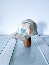 Load image into Gallery viewer, One-of-a-Kind: Leaves and Florals Vintage Wool Blanket 5 Panel Hat
