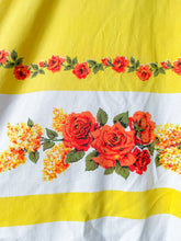 Load image into Gallery viewer, One-of-a-Kind: Vintage Floral Tablecloth Shaftsbury Shirt (L)
