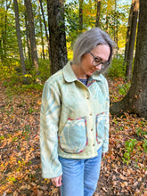 Load image into Gallery viewer, One-of-a-Kind: Golden Dawn Wool Tulip Cropped Chore Coat (M)
