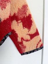 Load image into Gallery viewer, One-of-a-Kind: Burnt Sienna Ukrainian Blanket Flora Jacket (M)
