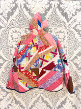 Load image into Gallery viewer, One-of-a-Kind: String Quilt Hooded Flora Jacket (L)
