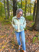 Load image into Gallery viewer, One-of-a-Kind: Golden Dawn Wool Tulip Cropped Chore Coat (M)
