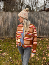 Load image into Gallery viewer, One-of-a-Kind: Vintage Wool Blanket Flora Jacket
