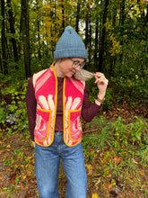 Load image into Gallery viewer, One-of-a-Kind: Ukrainian Wool Blanket Vest (XS-M)
