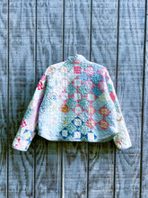 Load image into Gallery viewer, One-of-a-Kind: Economy Nine Patch Flora Jacket (S)
