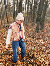 Load image into Gallery viewer, One-of-a-Kind: Vintage Golden Dawn Wool Blanket Vest #1 (XS-M)
