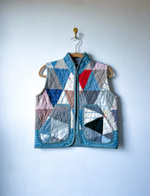 Load image into Gallery viewer, One-of-a-Kind: Triangle Quilt Vest (XS-M)
