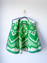 Load image into Gallery viewer, One-of-a-Kind: Geometric Ukrainian Blanket Flora Jacket (L)
