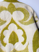 Load image into Gallery viewer, One-of-a-Kind: Celery Spade Floral Ukrainian Blanket Flora Jacket (S)

