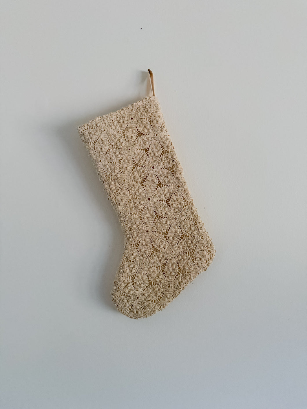 One-of-a-Kind: Antique Crochet Stocking #5