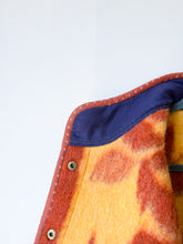 Load image into Gallery viewer, One-of-a-Kind: Chestnut Fall Florals Ukrainian Blanket Flora Jacket (M)
