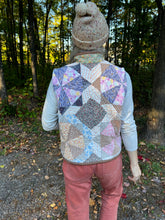 Load image into Gallery viewer, One-of-a-Kind: Evening Star Quilt Vest (XS-M)
