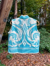 Load image into Gallery viewer, One-of-a-Kind: Colorblock Wool Blanket Vest (XS-M)
