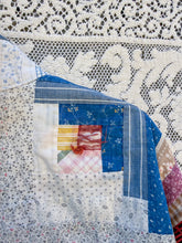 Load image into Gallery viewer, One-of-a-Kind: Hand-tied Log Cabin Flora Jacket (S)
