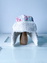 Load image into Gallery viewer, One-of-a-Kind: Scrappy Block Aviator Hat (Adult S/M)
