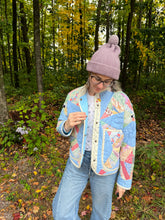 Load image into Gallery viewer, One-of-a-Kind: Rocky Road to Kansas Flora Jacket (S)
