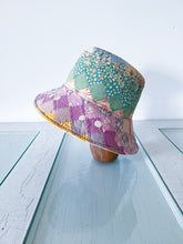 Load image into Gallery viewer, One-of-a-Kind: Around the World Quilt Top Bucket Hat (Adult S/M) #1
