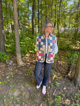 Load image into Gallery viewer, One-of-a-Kind: Washington Sidewalk Quilt Vest (L/XL)
