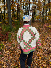 Load image into Gallery viewer, One-of-a-Kind: Irish Chain Flora Jacket (L)
