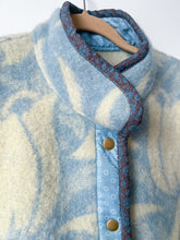 Load image into Gallery viewer, One-of-a-Kind: Orr Health Tulip Wool Blanket Flora Jacket (L)
