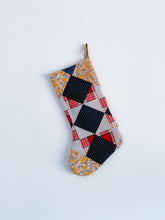 Load image into Gallery viewer, One-of-a-Kind: Ohio Star Quilt Stocking #1
