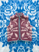 Load image into Gallery viewer, One-of-a-Kind: Burgundy Ukrainian Blanket Vest (S) #1
