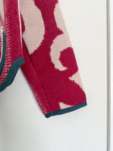 Load image into Gallery viewer, One-of-a-Kind: Fuchsia Berry Ukrainian Blanket Flora Jacket (S)
