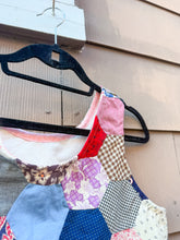 Load image into Gallery viewer, One-of-a-Kind: Antique Hexagon Quilt Top Turnaround Tank (S)
