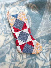 Load image into Gallery viewer, One-of-a-Kind: Ohio Star Quilt Stocking #1
