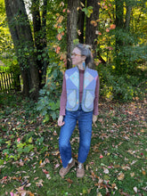 Load image into Gallery viewer, One-of-a-Kind: Nine Patch Quilt Vest (XS-M)
