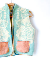 Load image into Gallery viewer, One-of-a-Kind: Orr Health Colorblock Wool Blanket Vest (XS-M)
