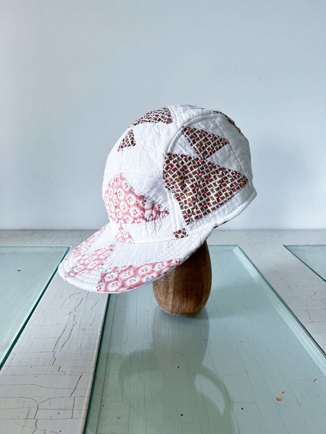 One-of-a-Kind: Dove in the Window 5 Panel Hat (Large)