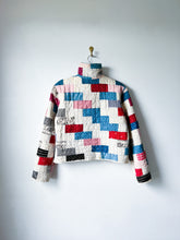 Load image into Gallery viewer, One-of-a-Kind: Brick Block Cropped Chore Coat (XS/S)
