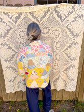 Load image into Gallery viewer, One-of-a-Kind: Triangle Block Flora Jacket (M)
