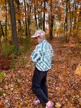 Load image into Gallery viewer, One-of-a-Kind: Ukrainian Geometric Blanket Flora Jacket (S)
