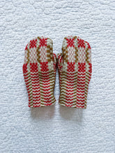Load image into Gallery viewer, One-of-a-Kind: Coverlet Quilt Mittens (L)
