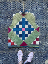 Load image into Gallery viewer, One-of-a-Kind: Washington Sidewalk Quilt Vest (L/XL)
