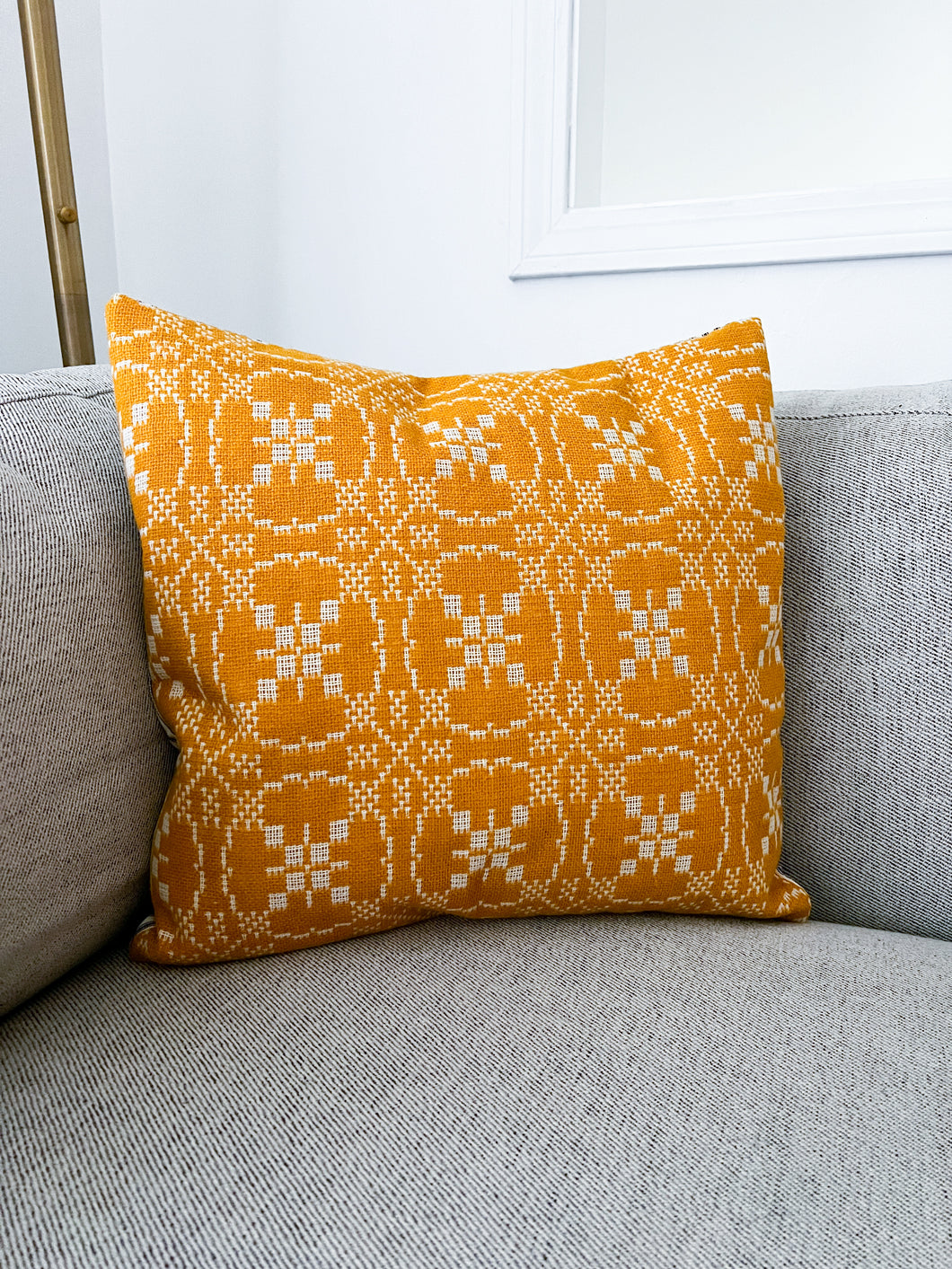 One-of-a-Kind: Coverlet Pillow Cover #1