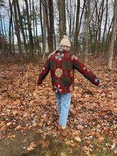 Load image into Gallery viewer, One-of-a-Kind: 19th Century Twinkling Star Lined Chore Coat (L)
