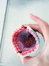 Load image into Gallery viewer, One-of-a-Kind: Vintage Fruity Tablecloth Pinch Pocket
