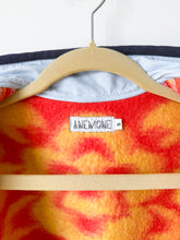 Load image into Gallery viewer, One-of-a-Kind: Red and Goldenrod Floral Ukrainian Blanket Flora Jacket (S)
