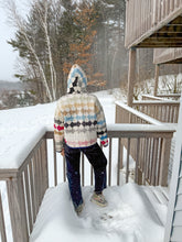 Load image into Gallery viewer, Bow Tie Hooded Flora Jacket (M)
