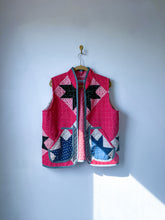 Load image into Gallery viewer, One-of-a-Kind: Eight Point Star Quilt Vest (L/XL)
